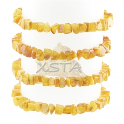 Amber bracelet polished natural